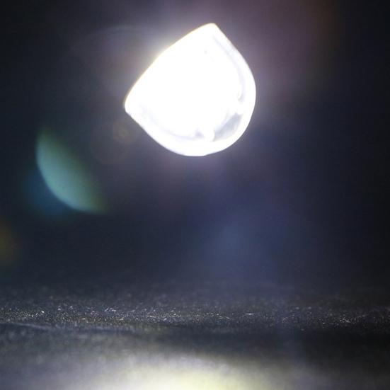 6Pcs Super Bright LED Light Bulb 6000k White Long Range High Focus Lens Car Interior License Plate Dome Map Courtesy Lights Small Size Low Heat