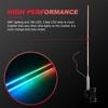 LED Auto Decorative Lamp 12 To 24V Car Atmosphere Flash Marquee Light Waterproof RGB Antenna Lights Car Accessories