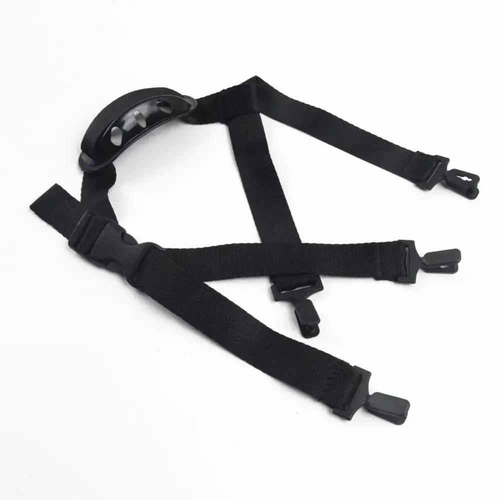 Wear-resistant Helmet Buckle Quick Release Helmet Chin Strap Hard Hats Chin Strap  with Chin Cup