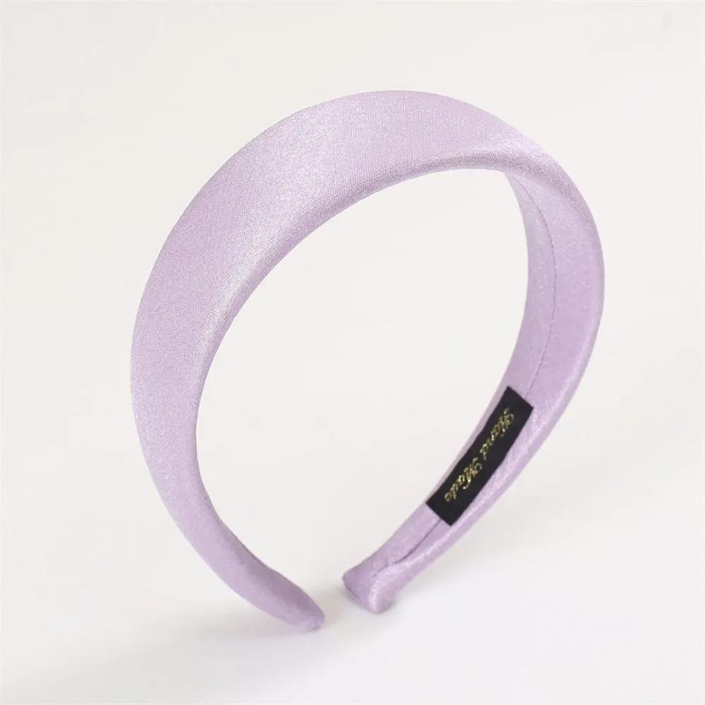Angel Shushu Satin Pearl Volume Hair Band Purple Women s Headband Fashion Hairband Hair Accessory