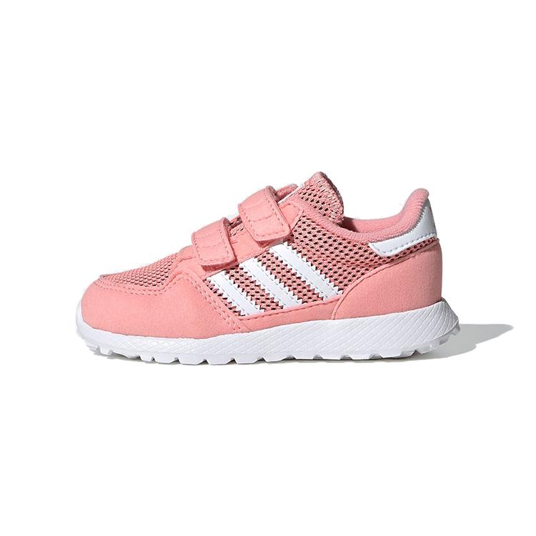 

Adidas Originals Forest Grove CF I Breathable Low top Toddler Shoes Pink White Infant And Toddler EG8957 22