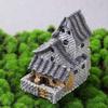 Kleines Haus Umweltfreundliches Sturzfestes Harz Mini Hausmodell Statue Garten DIY Bonsai Dekoration für Wohnaccessoires