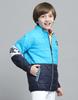 Monte Carlo Boys Solid Blue Mock Neck Full Sleeve Jacket