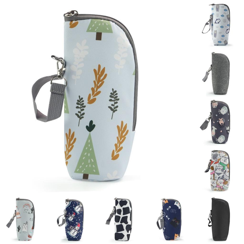 Portable Bottle Bag Insulated Thermal Ice Cooler Warmer Lunch Food Water Milk Picnic Insulation  Bag for Man Women Kids