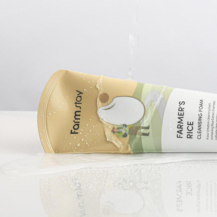 Farm Stay Farmer’s Rice Cleansing Foam 180ml +RANDOM GIFT