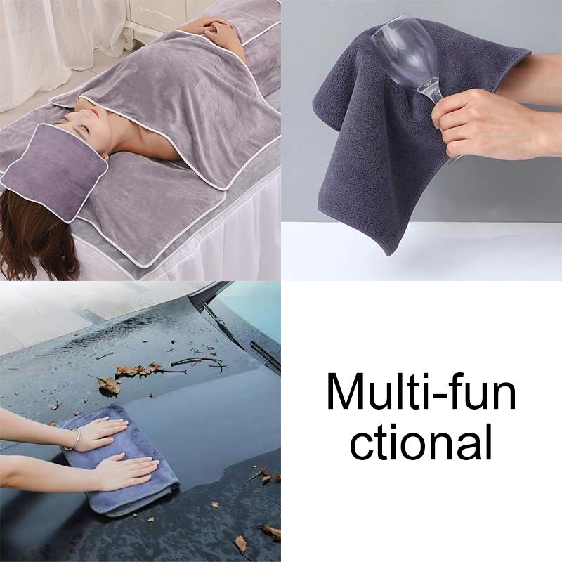 1Pc Car Washing Kitchen Cleaning Towel Absorbent Cleaning Cloths Household Superfine Fiber 35x35CM Square Towels