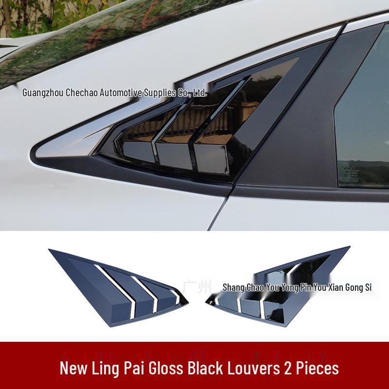 Honda Lingpai 13-25 Carbon Fiber Triangular Window Louvers - Modified Exterior Decorative Part