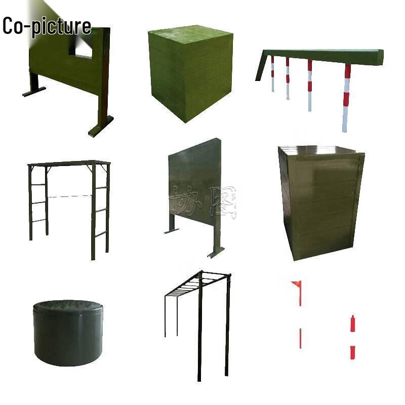 Outdoor 400m Obstacle Course Training Equipment