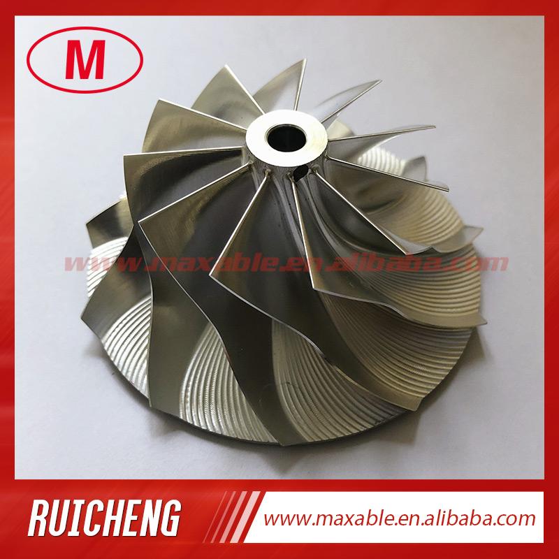 GTX3076 53.11/76.13mm 11+0 blades high performance turbocharger billet/milling/aluminum 2618 compressor wheel