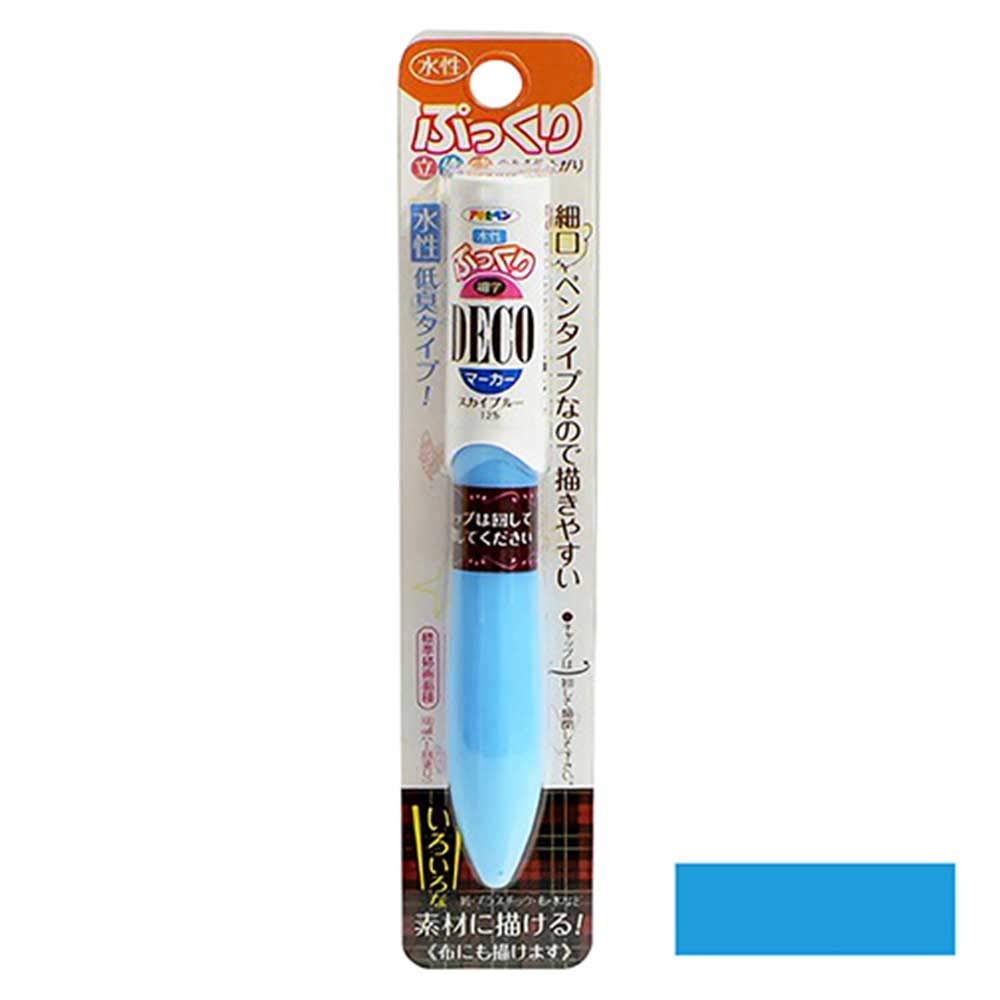 Asahipen Puffy DECO Sky Blue Water-Based Marker,
