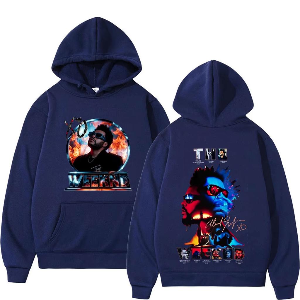 Hot Sale Rapper The Weeknd Tour 2026 Print Hoodie Men Women Hip-hop Pullover Long Sleeves Hip Hop Streetwear Oversized Hoodie