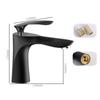 Basin Faucets Waterfall Bathroom Faucet Single Handle Basin Mixer Tap Bath White Faucet Alloy Faucet
