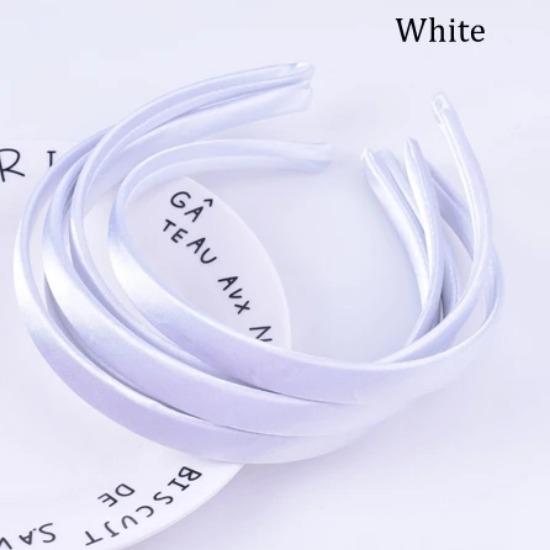 

20 шт./лот 1,5 см Широкие Обручи для волос Повязки на голову Для женщин Детей Повязка для волос Аксессуары для волос Атласная лента Ободок для волос повязка для головы Макияж Спорт