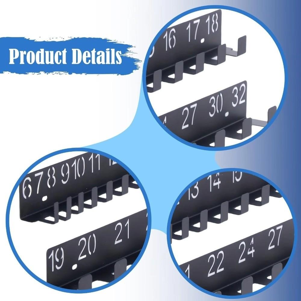 Tragbarer Schraubenschlüssel-Organizer-Ständer Multifunktionaler Eisenwerkzeug-Organizer Werkzeug-Organizer Hängende Haken