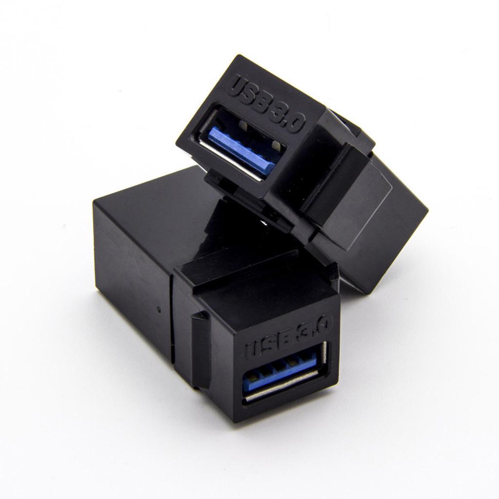 USB 3.0 A Female to A Female Extension Keystone Jack Coupler Adapter High Quality for Wall Plate Panel USB 3.0 Jack