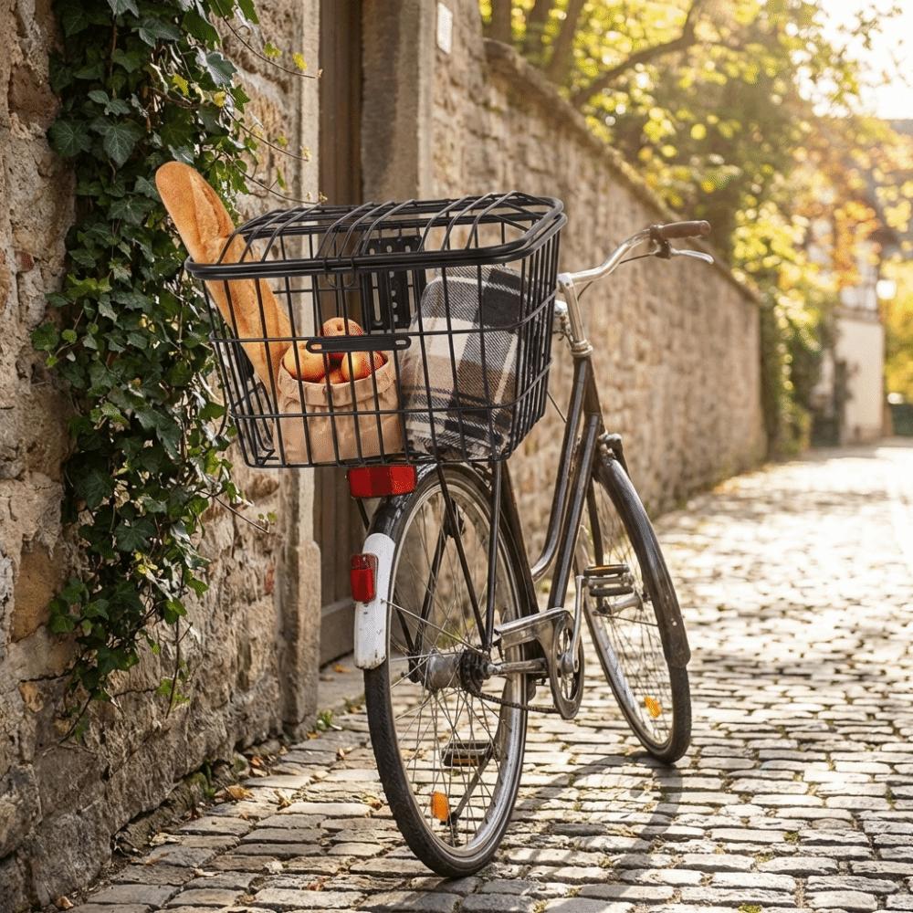 Metal Material Electric Bike Basket Durable Metal Pet Carrier Basket Standard Bicycles