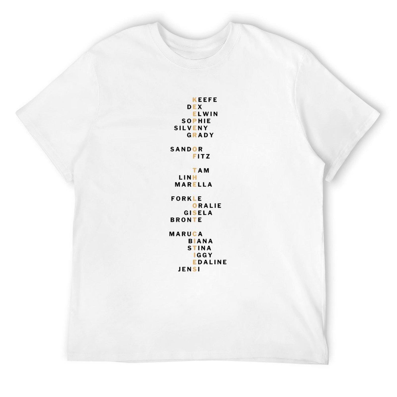 Keeper Of The Lost Cities Characters TShirt Graphics Heavyweights Tops Heavyweight T Shirts For Unisex S