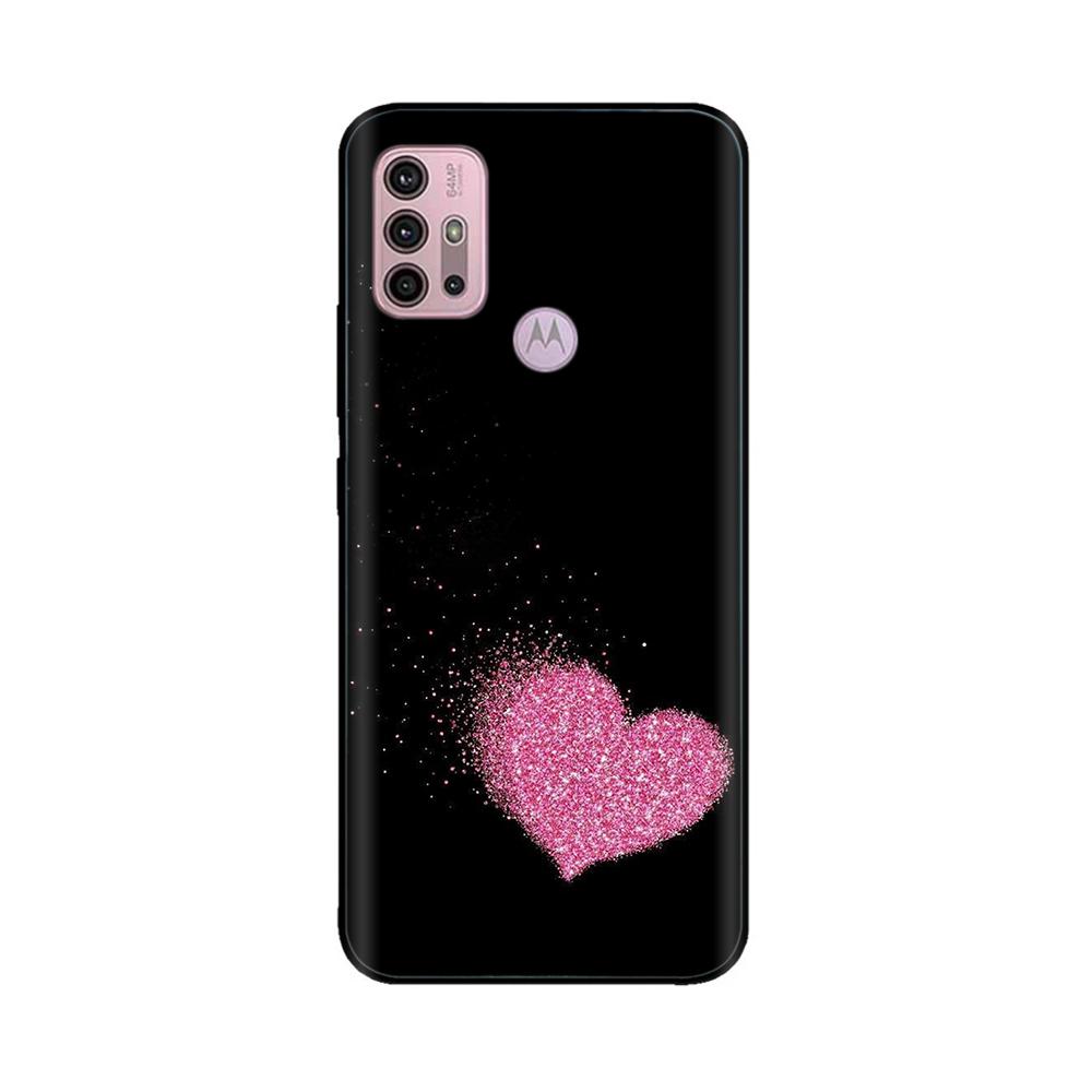 For Motorola Moto G20 Case XT2128-1 XT2128-2 Cover Cute Cartoon Painted Soft Silicone Phone Case For Moto G10 G30 G20 G60 Capa