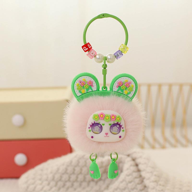 Guochao elf plush doll keychain cute plush bag accessories doll pendant accessories small gifts