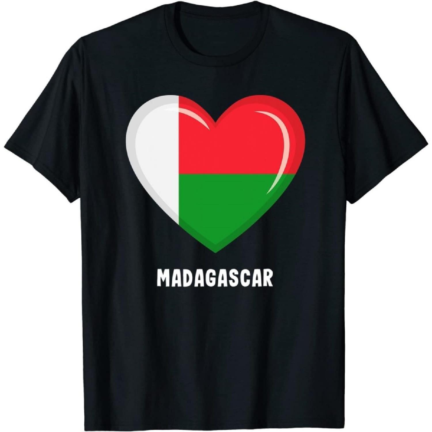 Malagasy Madagascar Flag T-Shirt, Long Sleeve Shirt, Sweatshirt, Hoodie S