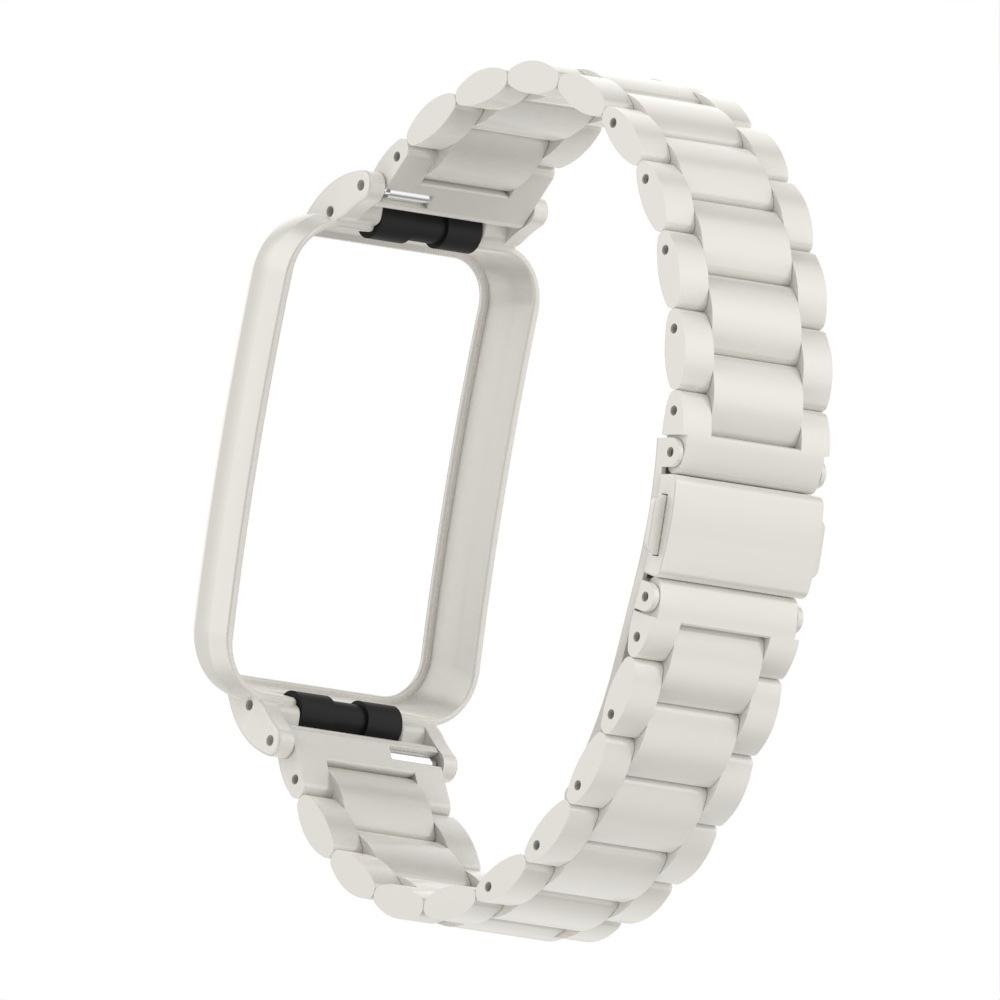 Ramka ochronna Watchband Metalowa obudowa Bransoletka Pasek ze stali nierdzewnej dla Xiaomi Band 7 Pro
