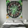 Celtic Football Club Wall Hanging Printed Fabric Blanket Decorative Tapestries for Bedroom Living Room Home Decor