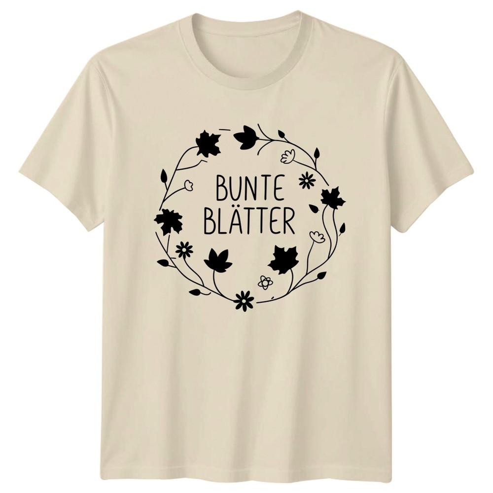 Bunte Bltter Unisexs TShirt Autumn Leaves Nature Autumn Gift For Her