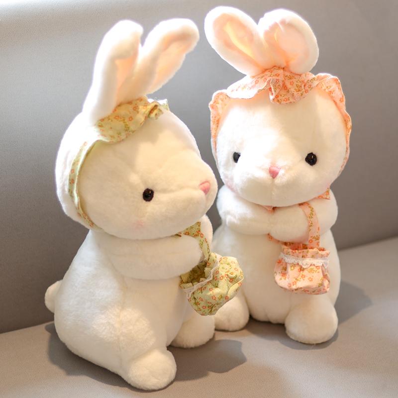 Cute Little Rabbit Plush Toy Sleeping Pillow To Give Children Dolls Girls Birthday Gift Rag Dolls