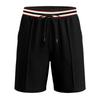 Men Casual Athletic Shorts Drawstring Waistband Relaxed Fit Breathable Knit Fabric for Everyday Wear