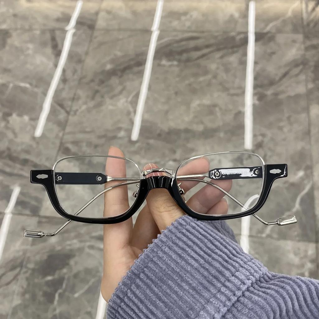 New Fashion Sunglasses Vintage Women Men Luxury Star Designer Small Half Frame Shades Orange Sun Glasses Eyewear UV400