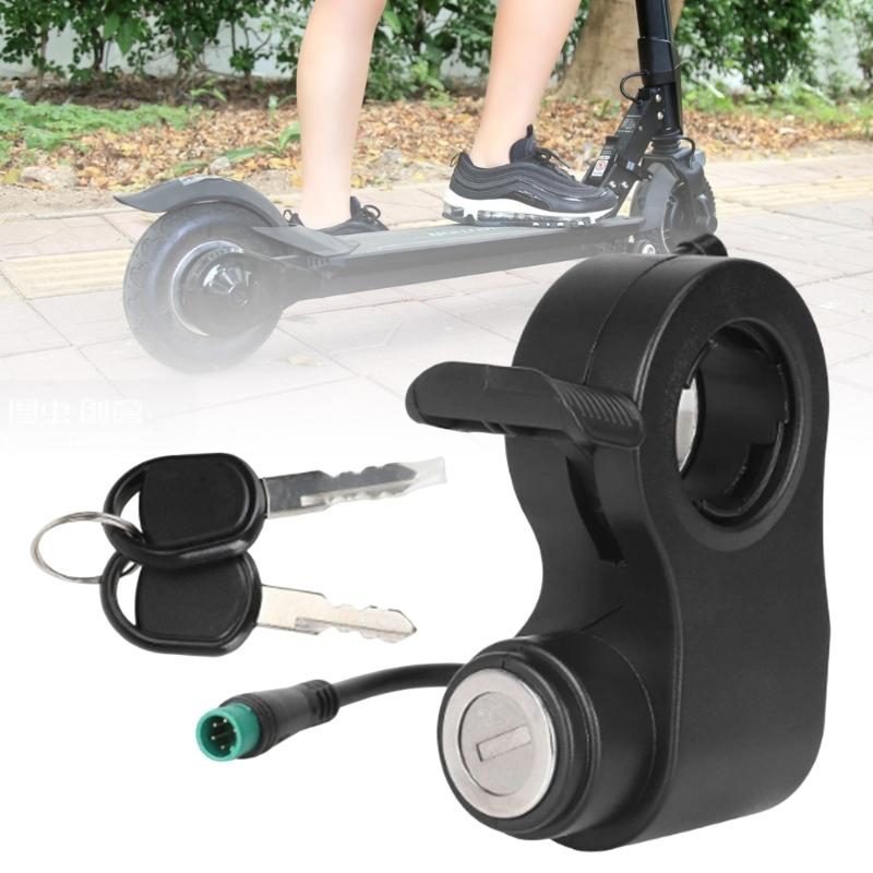 Electric Scooters Battery Lock Safe Switches Lock Ignites Lock for Enhancing Cycling Experience