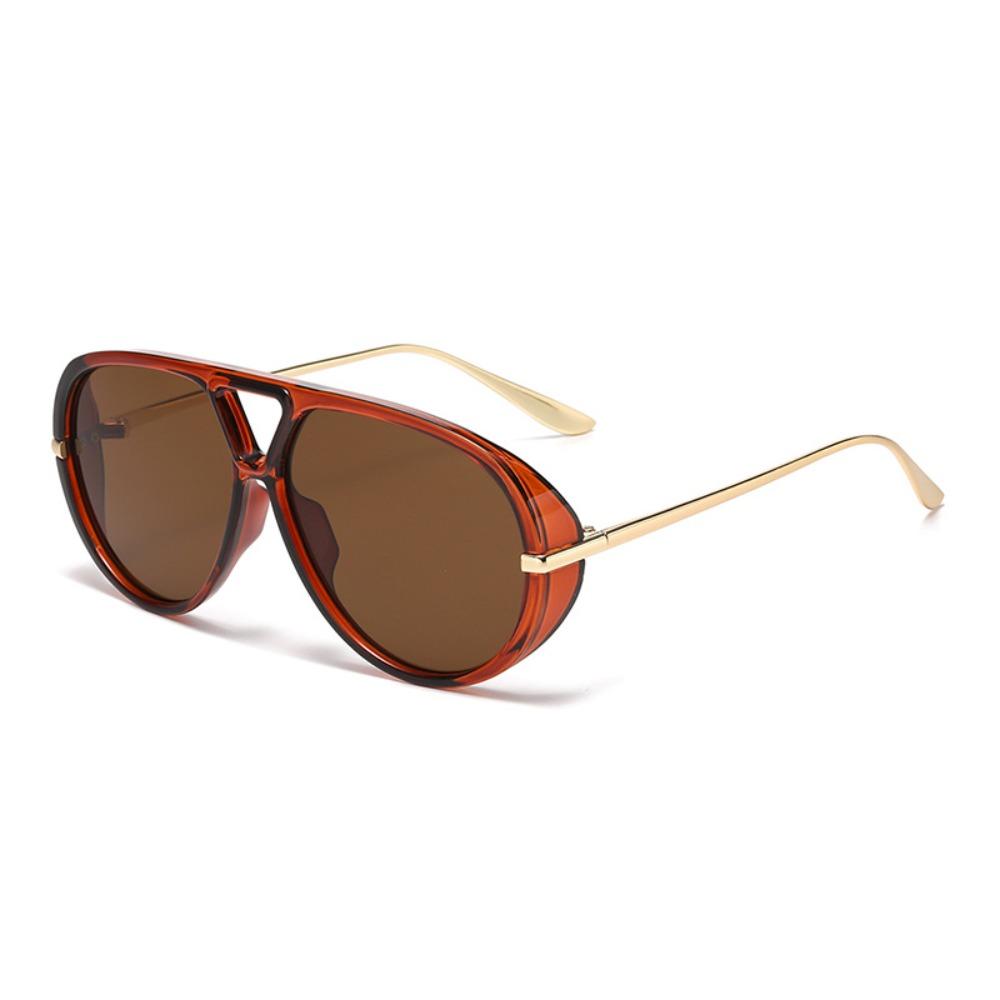 Shades Multicolor Lenses Eyewear Irregular UV400 Sun Glasses Large Frame Sunglasses  Cycling