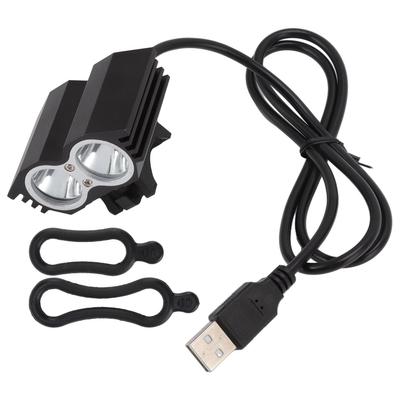LED Bisiklet Işığı 2000LM Güçlü Işık Dağ Bisikleti Farı USB ile Çalışan Açık Hava Gece Bisiklet Lambası