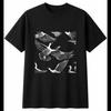 Tattoo Canada Goose Windswept Bird Mens T-Shirt Black 100% Cotton Ornithology