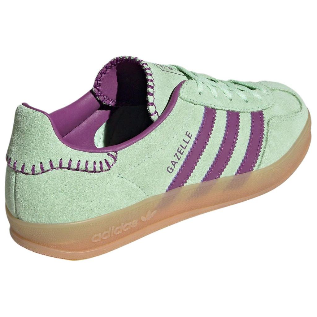 Adidas Originals Gazelle Indoor T Pantofi Sport Clasici pentru Antrenament Pantofi sport pentru Femei Verde Violet JS1405