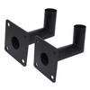 2Pcs 90 Degree Wall Mount Bracket Alloy Steel L Shaped Bracket for Outdoor Flood Lights