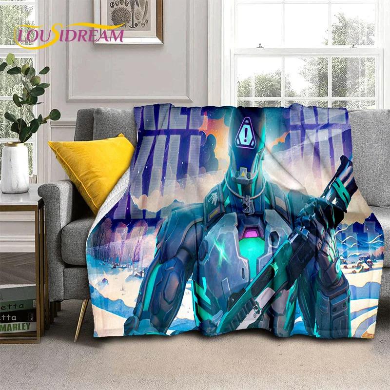 3D Newest VALORANT Cartoon Game Soft Flannel Blankets,Throw Blanket Comfortable Blanket for Picnic Beds Sofa Home Bedroom Gifts