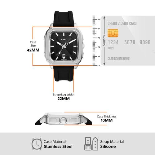 Fossil INSCRIPTION FS5980 Men's Watch, Black