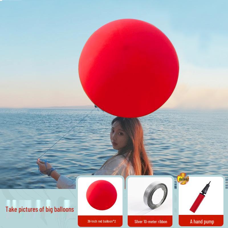 Beach Travel Balloon Photo Props for Team Building and Outdoor Shoots