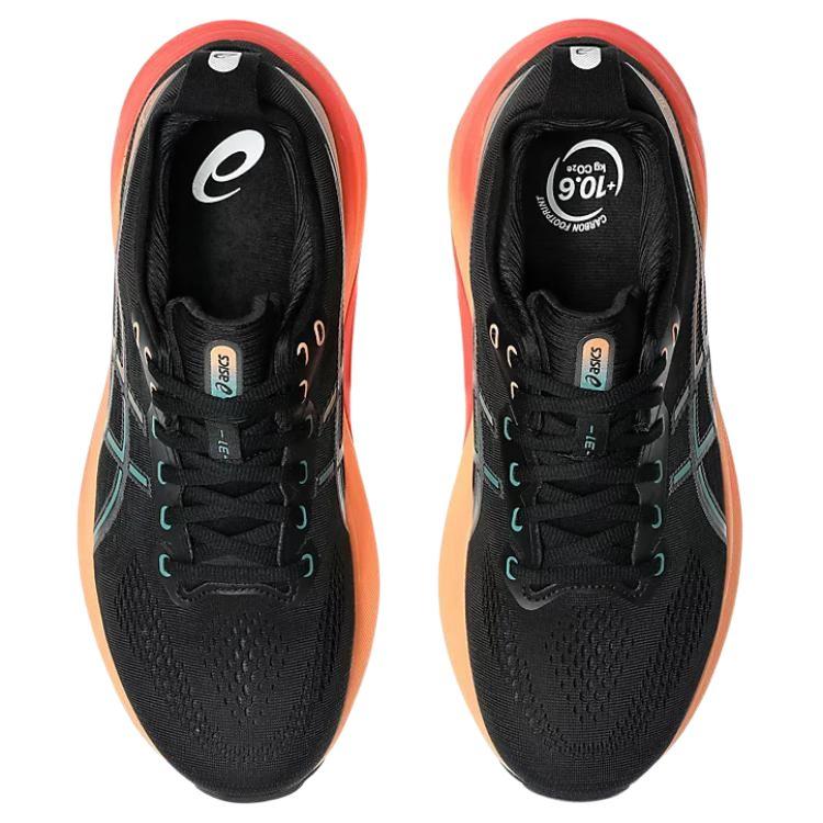 Asics Gel Kayano 31 Wide Black Rainy Lake Orange Men Sneakers 1011B869-004