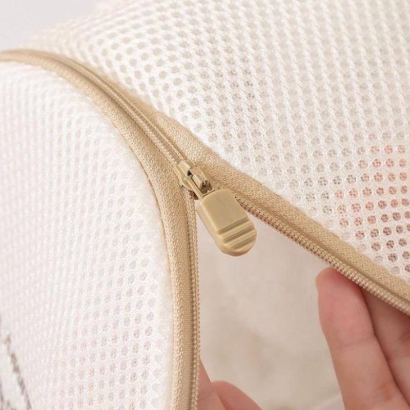 Fine Mesh Embroidery Print Laundry Bags Household Clothes Washing Pouches For Washing Machines