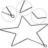 Star Wreath Ring Iron Dreamcatcher Metal Star Wire