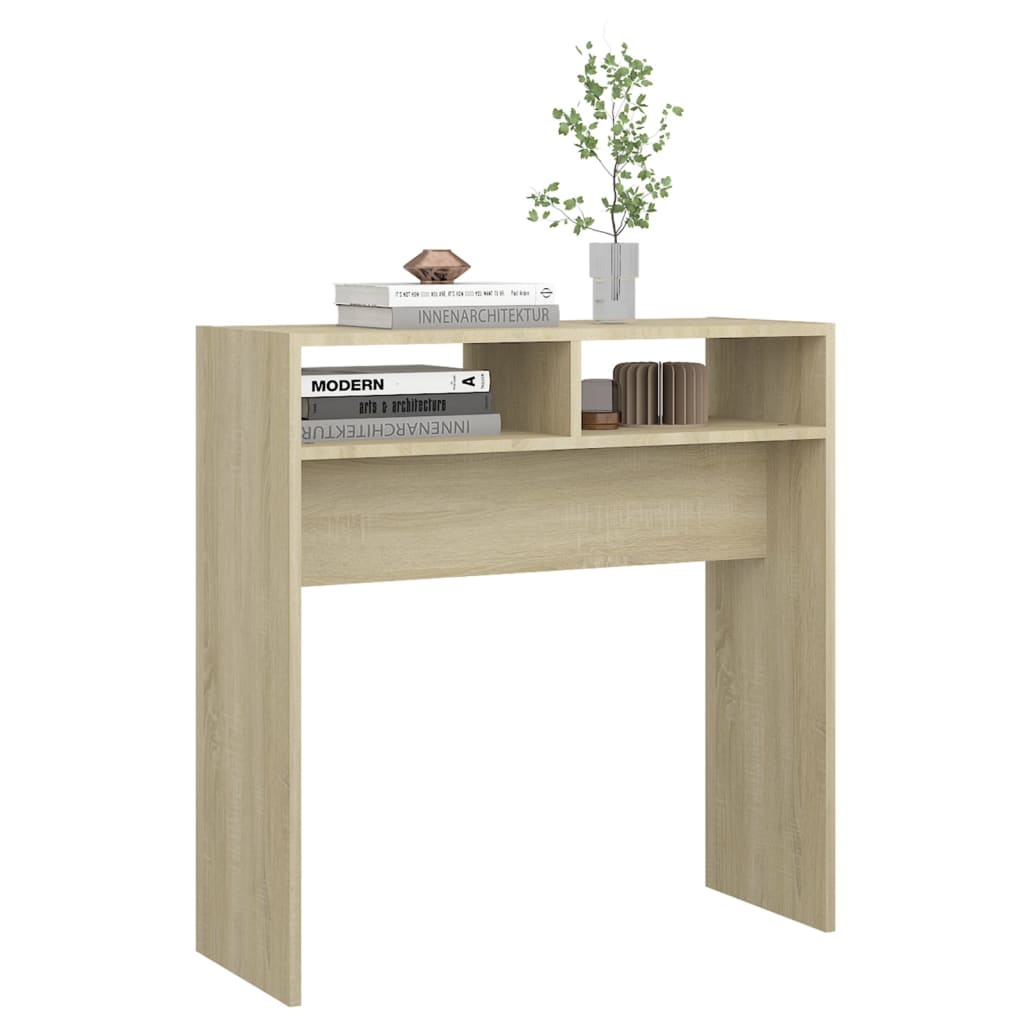 Vidaxl Konsolentisch, Farbe Sonoma-Eiche, 78X30X80 Cm