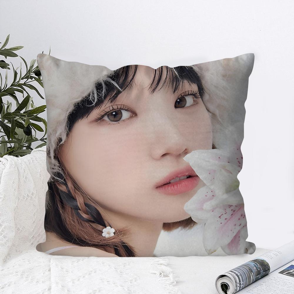 Kim Chae Won Kpop Style Pillow Case Square Pillow Bedroom Sofa Leisure Comfort Cushion Car Living Room Home Decoration