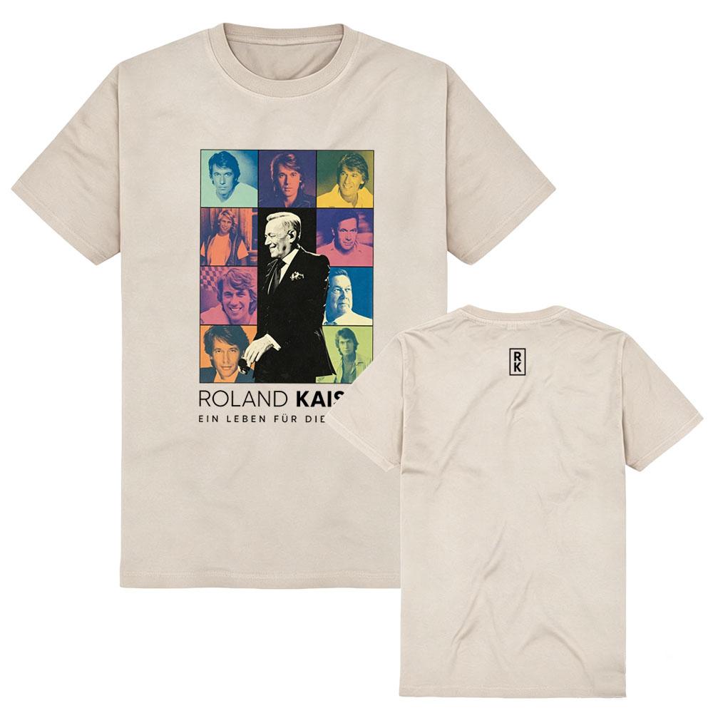 Roland Kaiser Andy Warhol Pop Art Style T-Shirts Aesthetic Fashion O-neck Comfortable Cotton Tshirt for Summer Women Men T Shirt