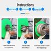 Farmer Blacksmith Hand-Crank Water Hose Reel & Sprinkler Turntable