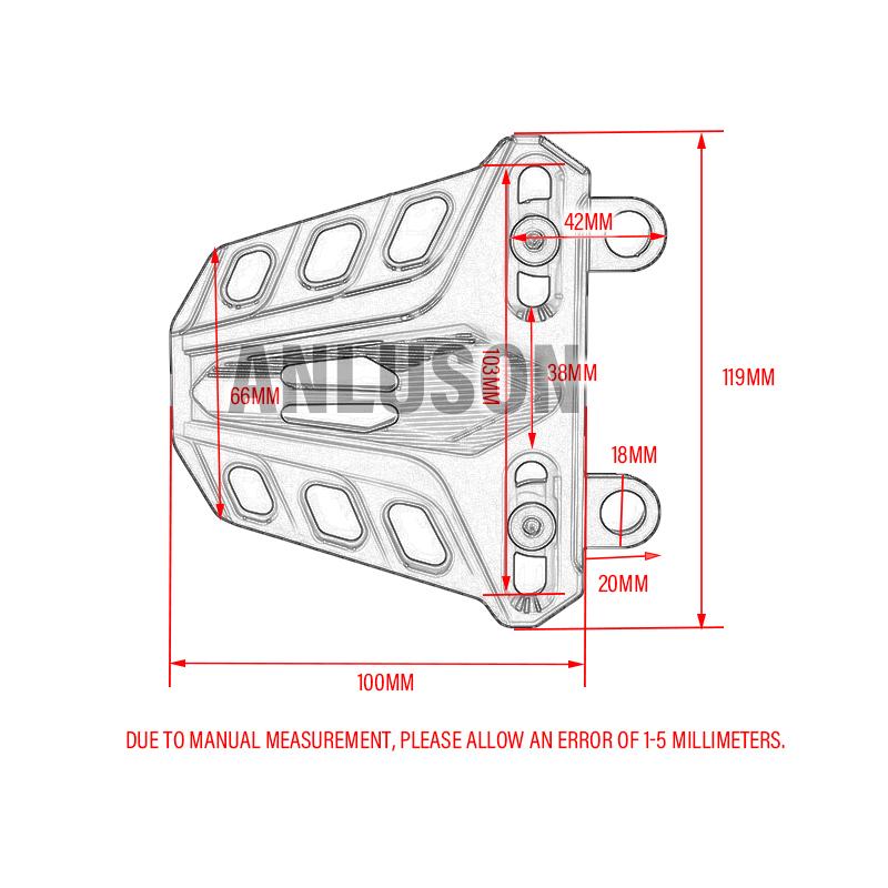 Front Wheel Brake Caliper Protective Cover Brake Pump Anti-Collision Protective Cover For FORZA350 NSS350 FORZA300 Forza Nss 350