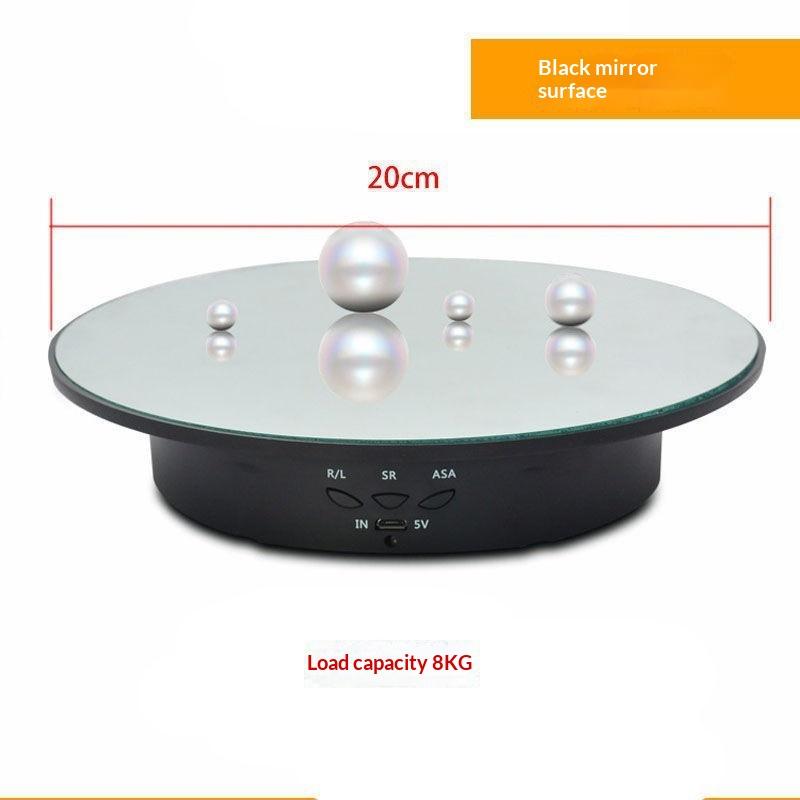 USB Powered 360° Rotating Motorized Display Stand for Jewelry Product Photography Handmade Crafts Shooting