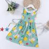 Sommer Koreanischer Stil Baumwollseide Kleid für Baby Mädchen - Prinzessin Mode Pyjamas