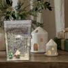 DIY Materials Snow Scene Night Light Christmas Decor Snow Scenery Night Light